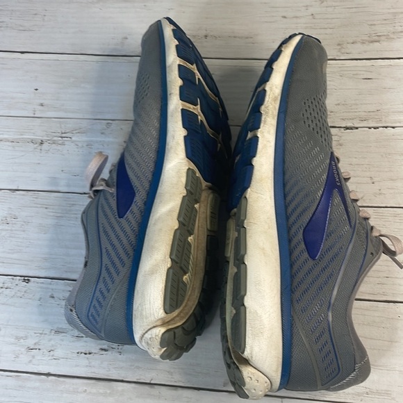 Brooks Ghost 12 Running Shoe - Grey/Alloy/Blue main image 12